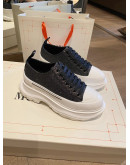 Alexander McQueen thick sole canvas shoes