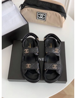 Casual synthetic leather sandals Chanel