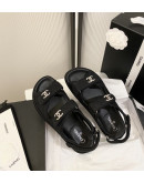 Casual synthetic leather sandals Chanel