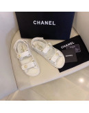 Casual synthetic leather sandals Chanel