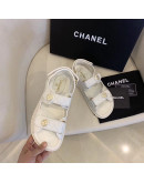 Casual synthetic leather sandals Chanel