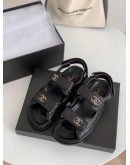 Casual synthetic leather sandals Chanel