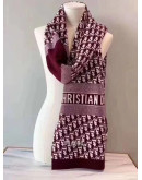 Classic scarf with dior motive