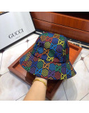 Colorful baseball cap with Gucci air inlet