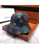 Colorful baseball cap with Gucci air inlet