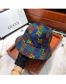 Colorful baseball cap with Gucci air inlet