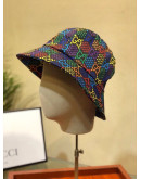 Colorful baseball cap with Gucci air inlet