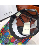 Colorful baseball cap with Gucci air inlet