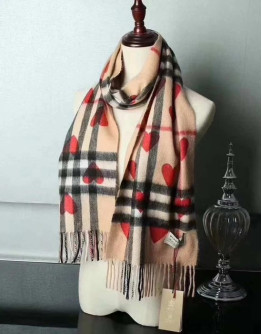 Burberry heart print scarf