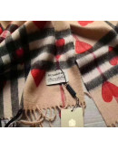 Burberry heart print scarf