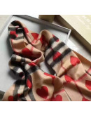 Burberry heart print scarf