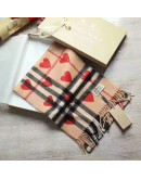 Burberry heart print scarf