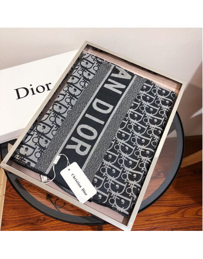 Classic Scarf With Dior Motif