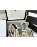 Gucci Casual Canvas And Leather Shoes