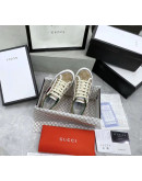 Gucci Casual Canvas And Leather Shoes