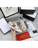 Gucci Casual Canvas And Leather Shoes