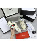 Gucci Casual Canvas And Leather Shoes