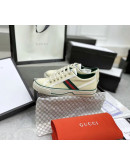 Gucci Casual Canvas And Leather Shoes