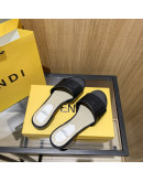 Synthetic leather sandals with Fendi reason