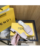 Synthetic leather sandals with Fendi reason