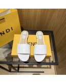 Synthetic leather sandals with Fendi reason