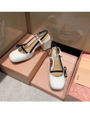 Luxury Sandals With Low Heel Miu Miu