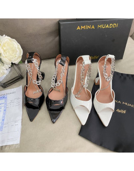 Luxury sandals with amine ankle belt Muaddi