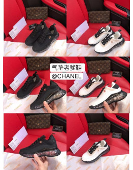 Unisex Chanel coarse sole sports shoes