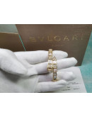 High -end bracelet with crystal details and bvlgari snake design