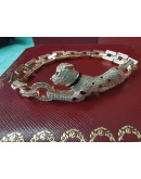 Chain bracelet with panther cartier design