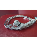 Chain bracelet with panther cartier design