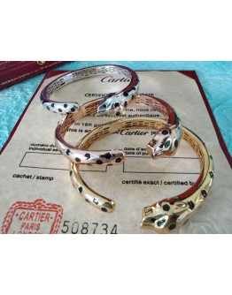 High -end bracelet with panther cartier design