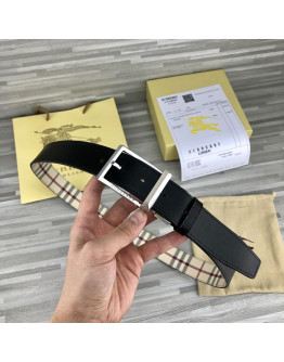 Burberry high -end jeans belt