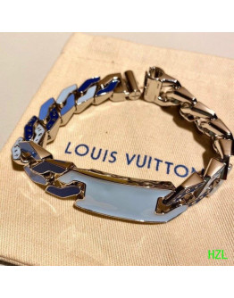 Adjustable chain bracelet with Louis Vuitton diamonds