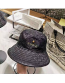 Sun fisherman hat with Gucci print