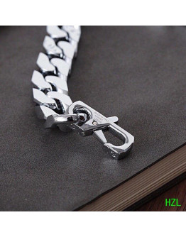 Louis Vuitton silver chain necklace