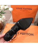 Louis Vuitton Pointed Toe Sandals With Thin Heels