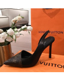 Louis Vuitton Pointed Toe Sandals With Thin Heels