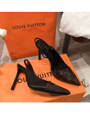 Louis Vuitton Pointed Toe Sandals With Thin Heels