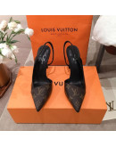 Louis Vuitton Pointed Toe Sandals With Thin Heels