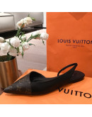 Louis Vuitton Pointed Toe Sandals With Thin Heels