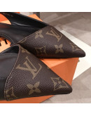 Louis Vuitton Pointed Toe Sandals With Thin Heels