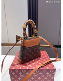 Bag Bag of Leather and Ancient Flowers Louis Vuitton