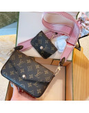 Shoulder bag with floral print Louis Vuitton