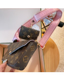 Shoulder bag with floral print Louis Vuitton