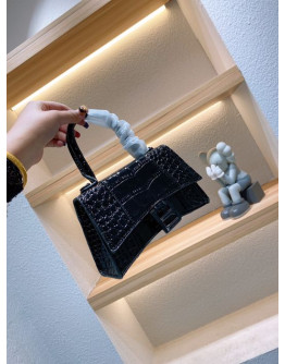 Luxury bag with crocodile leather effect Balenciaga