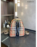 Modern backpack with Burberry motive