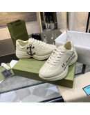 Zapatos Deportivos cuero sintetico Y Goma De Suela Gruesa Con Estampado Gucci