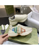 Zapatos Deportivos cuero sintetico Y Goma De Suela Gruesa Con Estampado Gucci