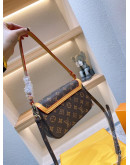 Synthetic leather shoulder bag with floral print Louis Vuitton